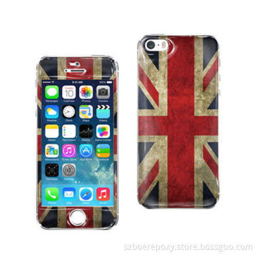 PU Epoxy Skin Sticker for iPhone 5/5S, Anti-slip